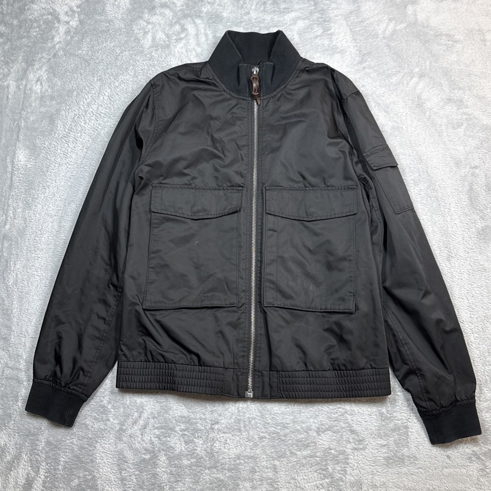 Abercrombie & Fitch Jacket Men's XL Black Military Surplus Flight F(15-01-08)
